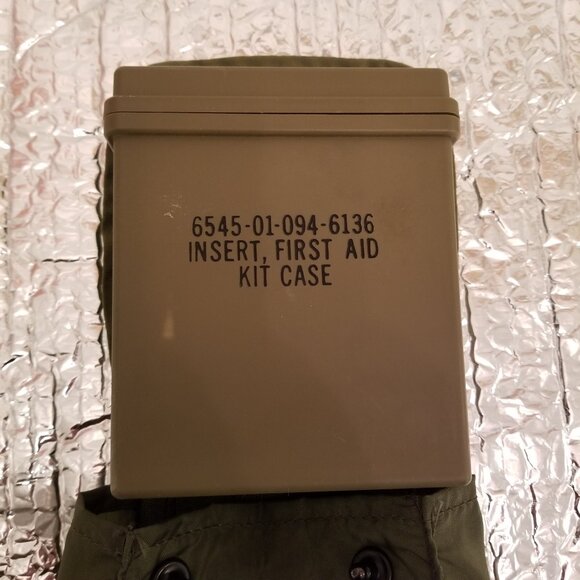 Vintage (1990) Military Issued Stocked First Aid Kit - Picture 8 of 10